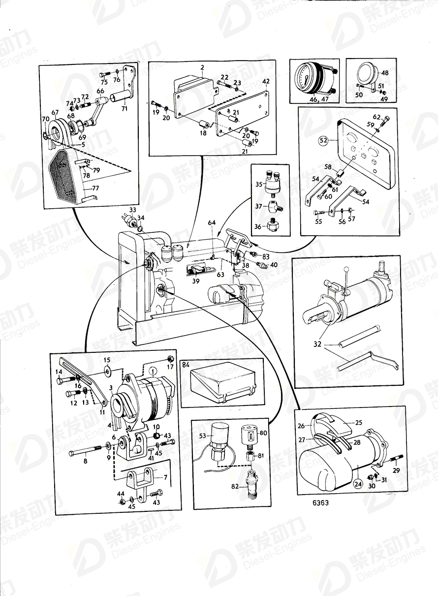 VOLVO Hour counter, HOUR METER 845479 Drawing